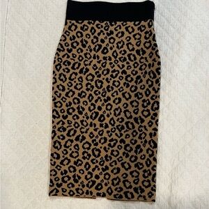 Veronica Beard Tan Midi Pencil Skirt for Night Out